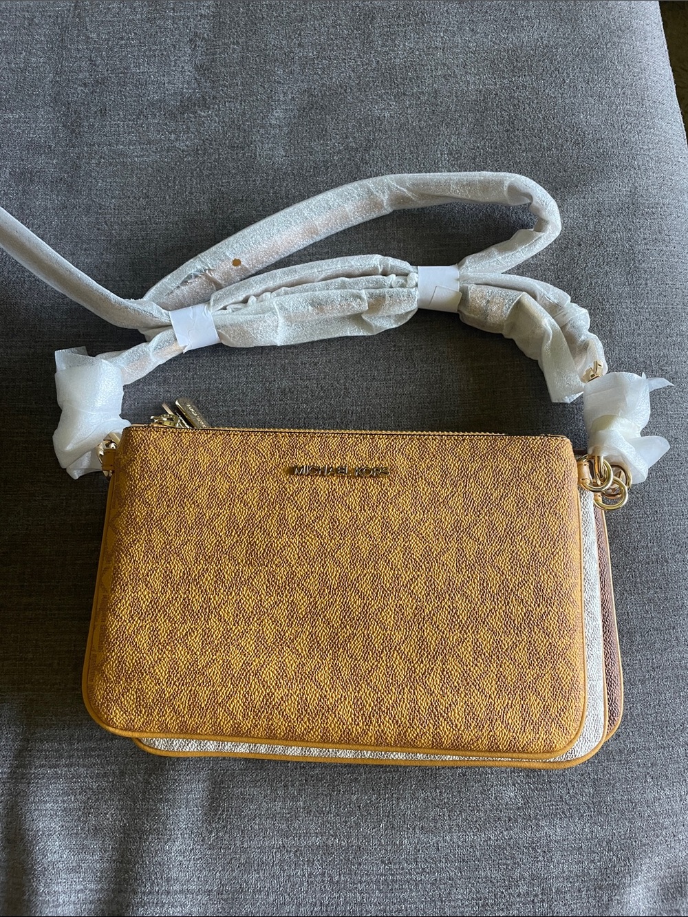 Michael Kors Multicolor Triple Compartment Crossbody
